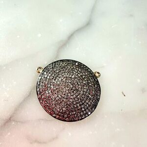 Indian Diamond disc pendant.